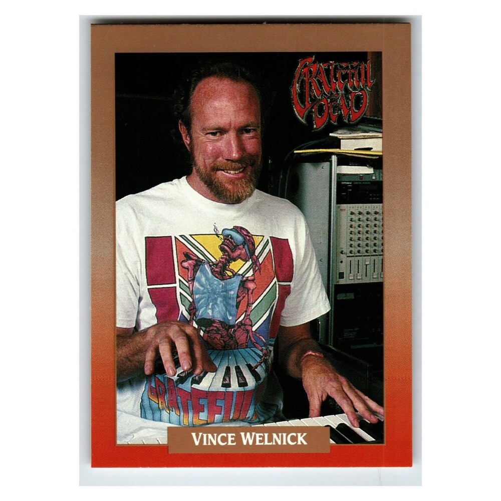 Grateful Dead Vince Welnick 1991 Legacy Series Brockum #6 Rockcards